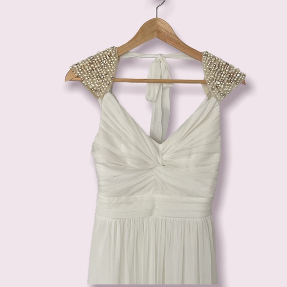 Prom Dress with Jewels appliqué - Picture 2 of 6